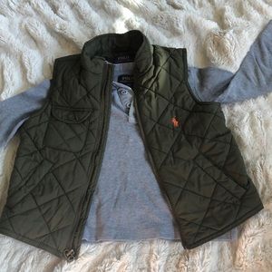 Bundle of Two Polo Vest and Long Sleeve Shirt